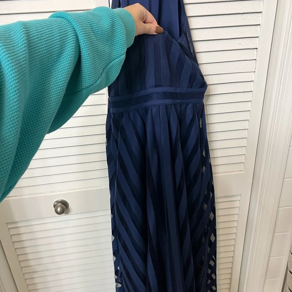Amur Twilight Blue Leonie Halter Dress - Picture 6 of 7